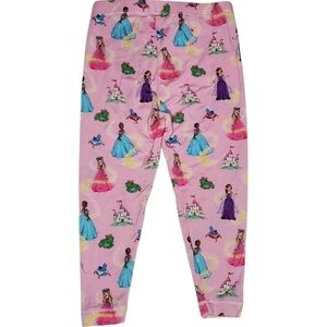 Free Birdies Pajama Bottoms Pink Princess Baby Girls 18-24 Months